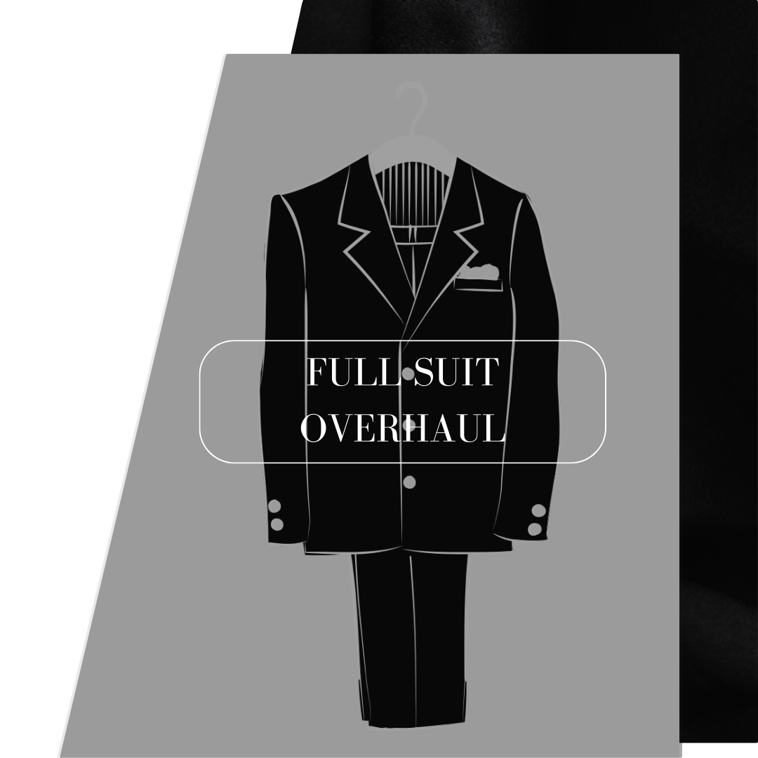 Full Suit Overhaul Tailoring & Alterations