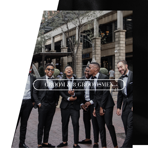 Groom and 8 Groomsmen | Wedding Suit Package