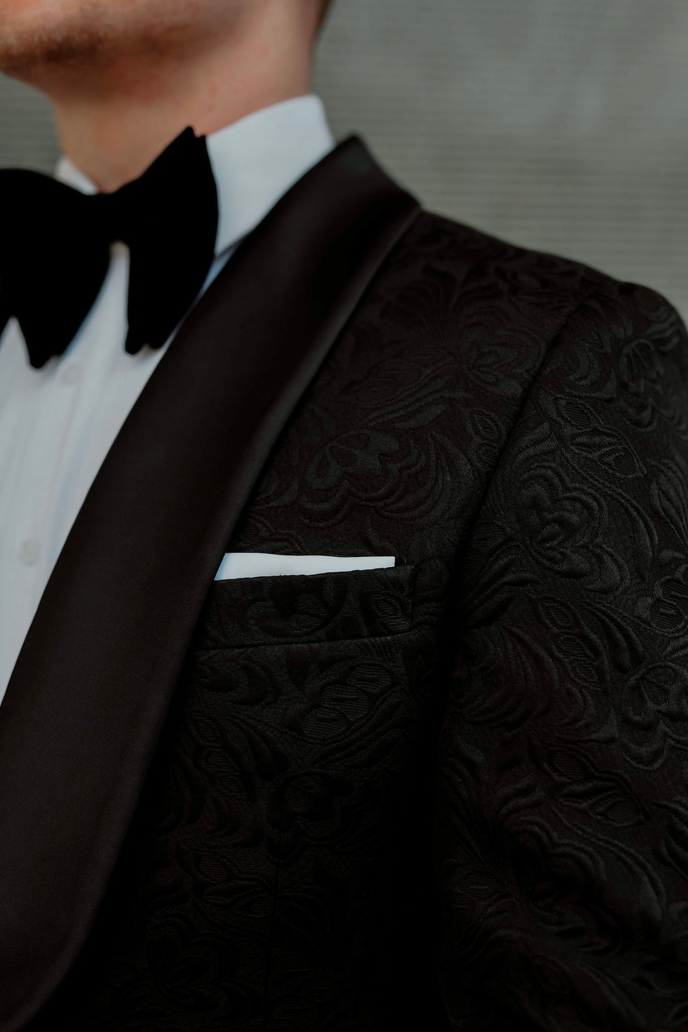 Shawl Lapel Black Tuxedo Suit